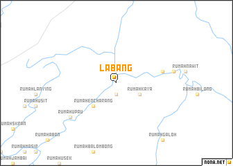 map of Labang