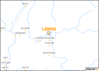 map of Labang