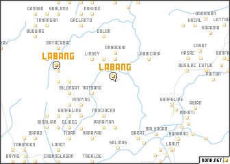 map of Labang