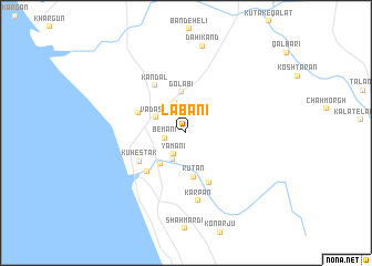 map of Labanī