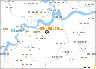 map of La Banqueta