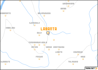 map of Labanta