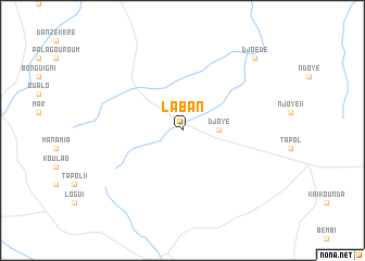 map of Laban