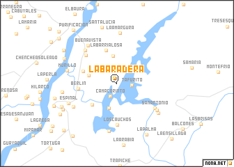 map of La Baradera