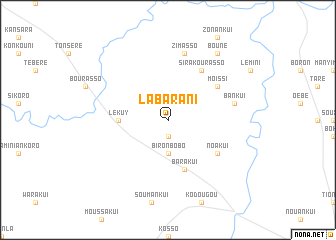 map of Labarani