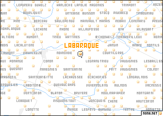 map of La Baraque