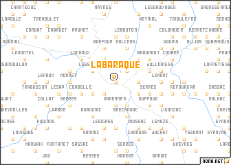 map of La Baraque