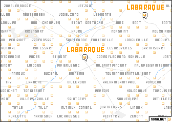 map of La Baraque