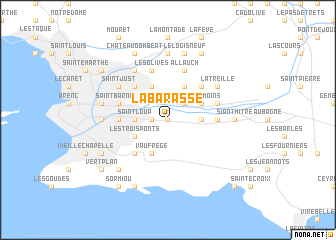 map of La Barasse