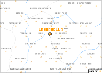 map of La Barbolla