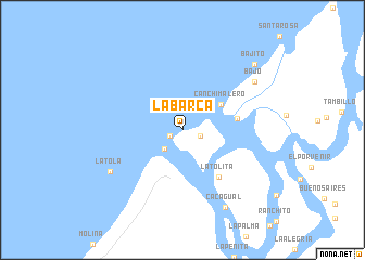 map of La Barca