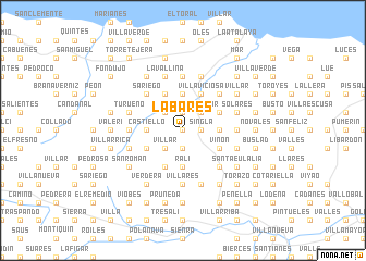 map of Labares