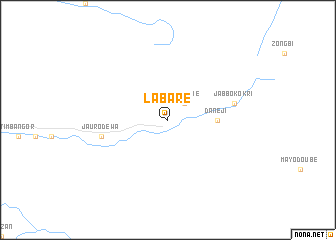 map of Labare