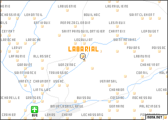 map of La Barial