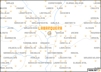 map of La Barquera