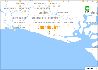 map of La Barqueta