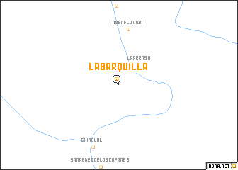 map of La Barquilla