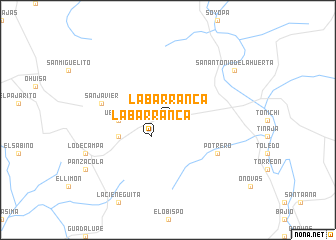 map of La Barranca