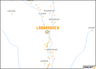 map of La Barranca