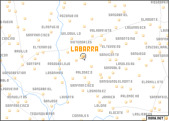 map of La Barra