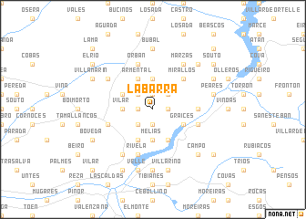 map of La Barra