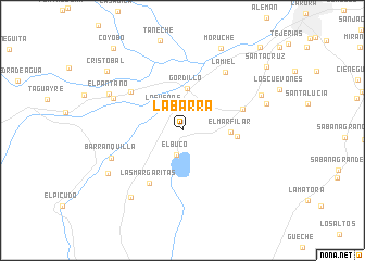 map of La Barra