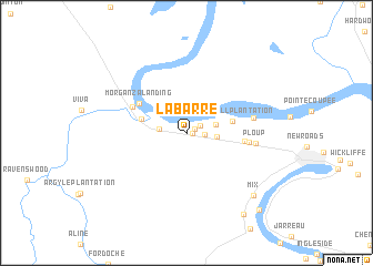 map of Labarre