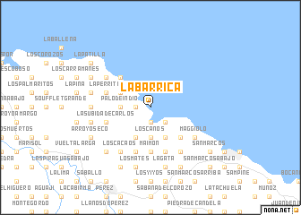 map of La Barrica