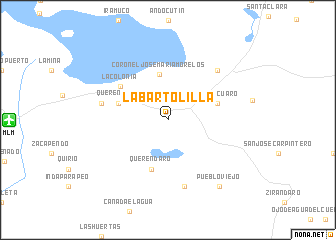 map of La Bartolilla