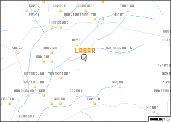 map of Labar