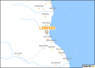 map of Labasan