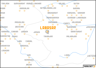 map of Labā Sar