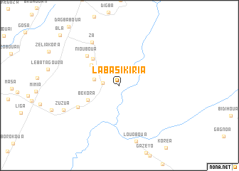 map of Labasikiria