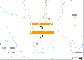 map of Labaso Ndousé