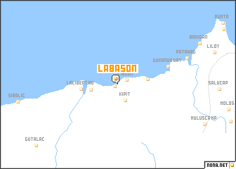 map of Labason