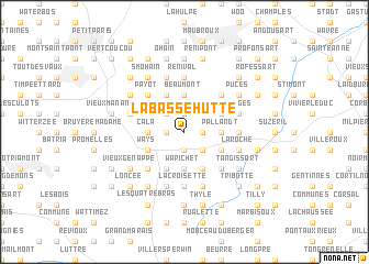 map of La Basse Hutte