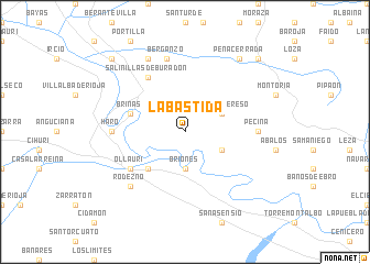 map of Labastida