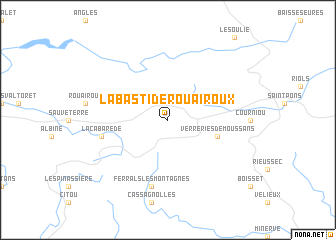 map of Labastide-Rouairoux