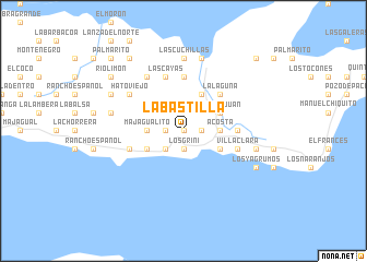 map of La Bastilla