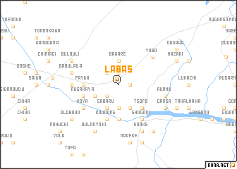 map of Labas