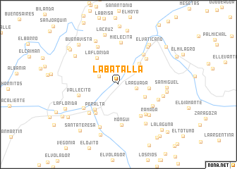 map of La Batalla