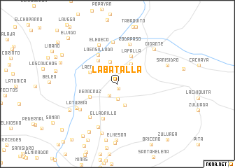 map of La Batalla