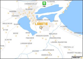 map of La Bâtie