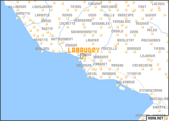map of La Baudry