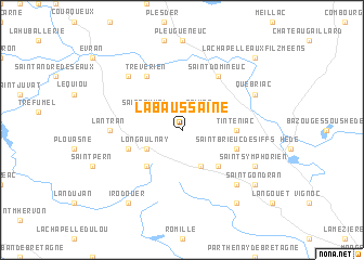 map of La Baussaine