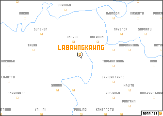 map of Labawngkawng