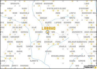 map of Labawo