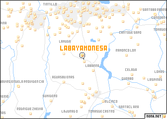 map of La Bayamonesa