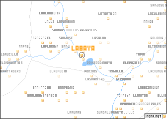 map of La Baya