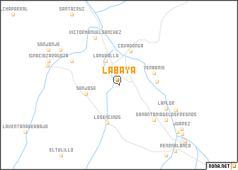 map of La Baya